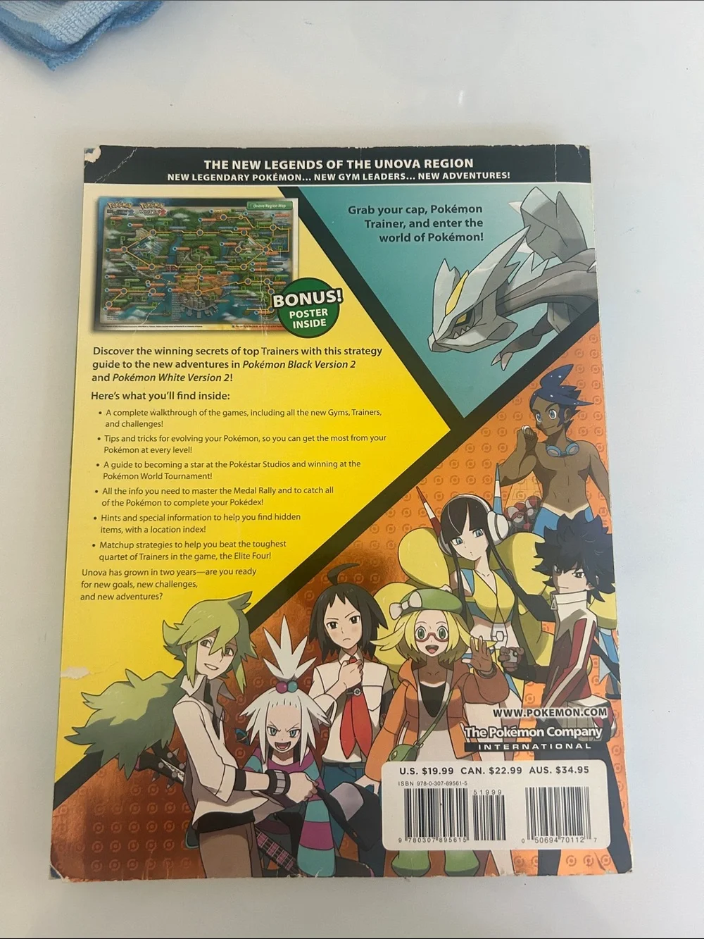 Black 2 & White 2 Unova Strategy Guide - Brand - Blue/Black/White